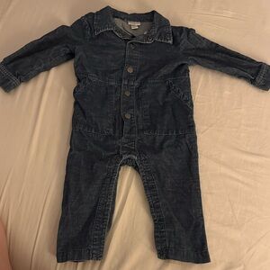 Cat & Jack Dark Blue Denim Romper